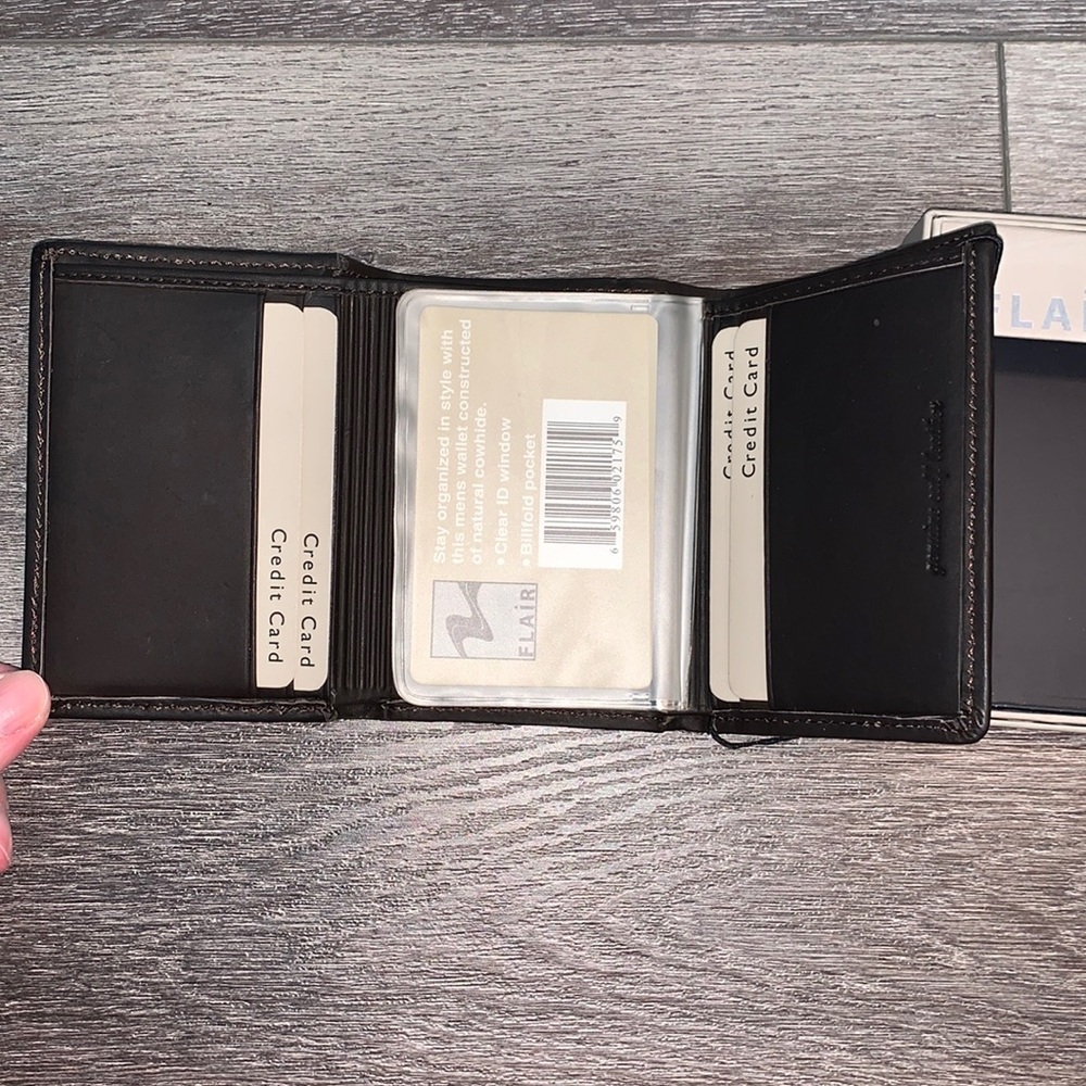 🔥⚡️FLASH SALE!!⚡️🔥 Natural Cowhide Wallet - BLACK